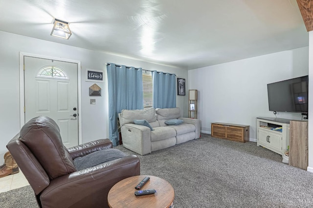 8588 Twincreek Dr, Franklin Twp, OH 45005 - carpeted living room featuring baseboards