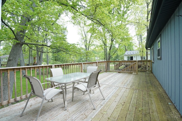 1260 Pine Forest Dr, Pierce Twp, OH 45102 - deck with outdoor dining space