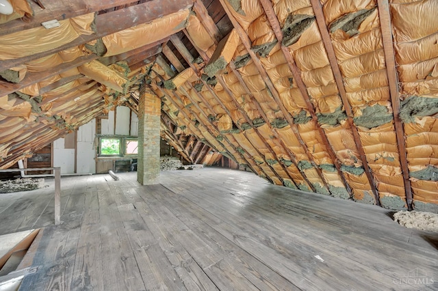 4604 Simpson Ave, Cincinnati, OH 45227 - view of unfinished attic