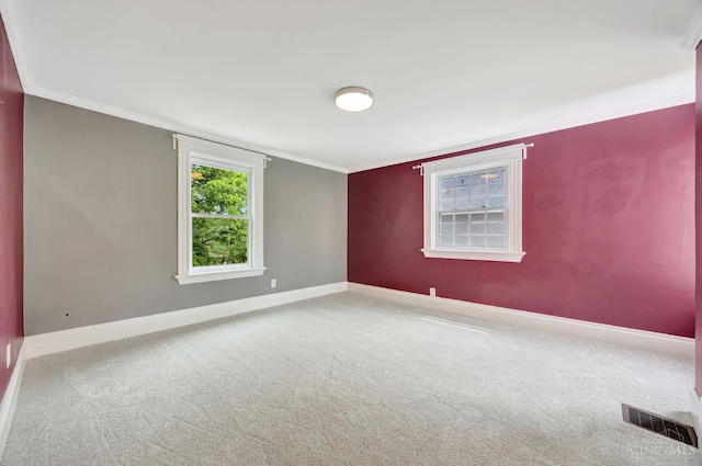 4604 Simpson Ave, Cincinnati, OH 45227 - carpeted empty room with baseboards and ornamental molding