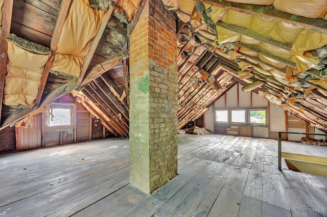 4604 Simpson Ave, Cincinnati, OH 45227 - unfinished attic with healthy amount of natural light