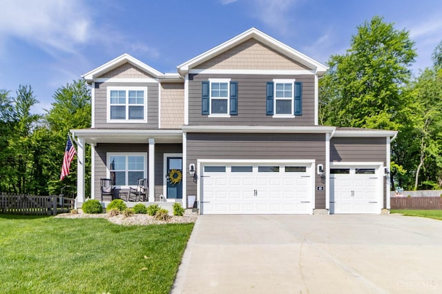 40 Glen Mary Dr, Pierce Twp, OH 45102 - view of front of property featuring concrete driveway, a porch, and a garage