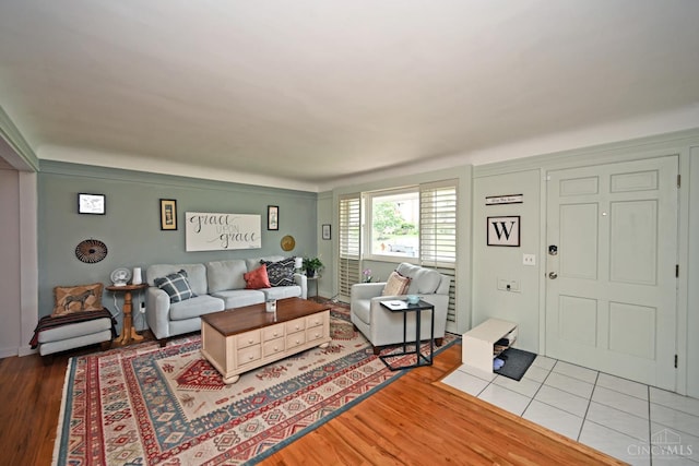 5638 Victoryview Ln, Delhi Twp, OH 45233 - living area featuring wood finished floors