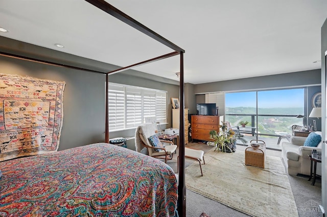 1617 E Mcmillan St Unit 605, Cincinnati, OH 45206 - carpeted bedroom featuring recessed lighting