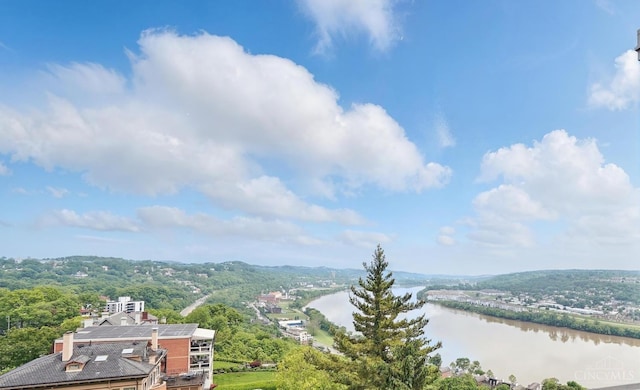 1617 E Mcmillan St Unit 605, Cincinnati, OH 45206 - view of mountain backdrop with a nearby body of water and a forest
