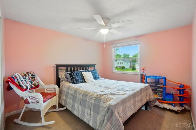12056 Hazelhurst Ln, Springfield Twp, OH 45240 - carpeted bedroom featuring ceiling fan