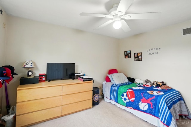 12056 Hazelhurst Ln, Springfield Twp, OH 45240 - carpeted bedroom featuring ceiling fan