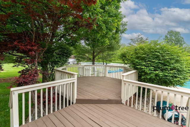 378 Natalie Ln, Turtle Creek Twp, OH 45036 - view of wooden deck