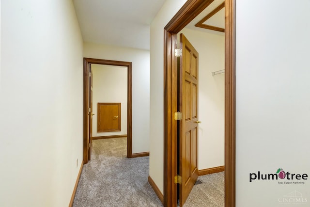 378 Natalie Ln, Turtle Creek Twp, OH 45036 - hallway with light colored carpet and baseboards