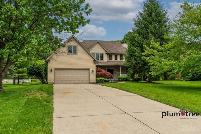 378 Natalie Ln, Turtle Creek Twp, OH 45036 - traditional-style house featuring driveway and a front lawn