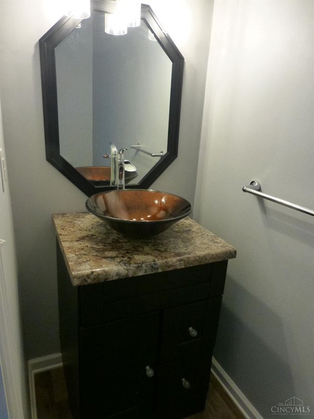 7274 Frey Rd, Goshen Twp, OH 45122 - bathroom with vanity and baseboards
