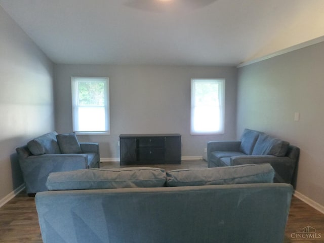 7274 Frey Rd, Goshen Twp, OH 45122 - living room featuring healthy amount of natural light and dark wood-style floors
