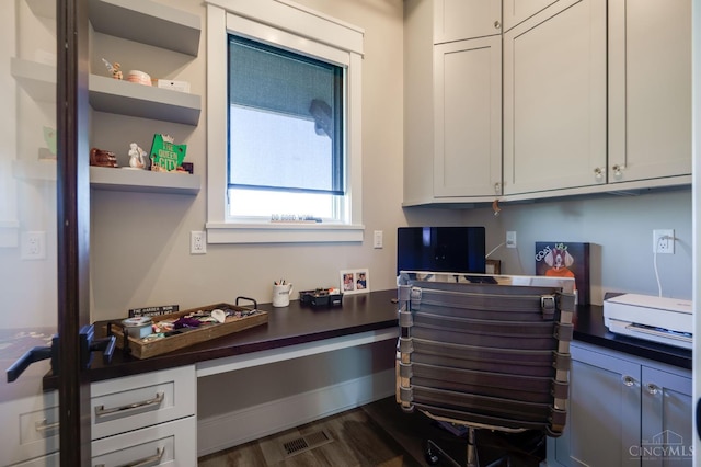 1941 Legendary Way, Clearcreek Twp, OH 45036 - office with built in study area and dark wood finished floors