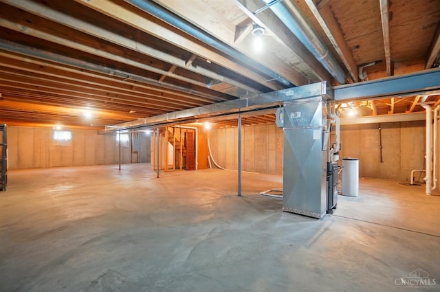 7785 Dew Drop Cir, Hamilton Twp, OH 45039 - below grade area featuring heating unit