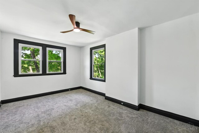 752 S Fred Shuttlesworth Cir, Cincinnati, OH 45229 - carpeted spare room with a ceiling fan and baseboards