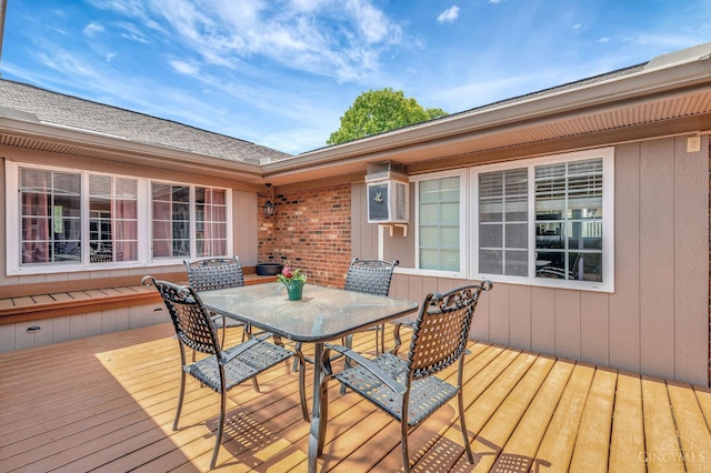1366 Devils Backbone Rd, Green Twp, OH 45233 - wooden deck featuring outdoor dining area