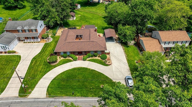 1366 Devils Backbone Rd, Green Twp, OH 45233 - view from above of property