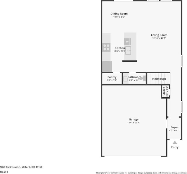 5859 Parkview Ln, Miami Twp, OH 45150 - property floor plan