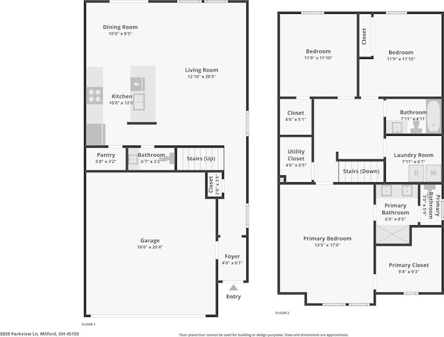 5859 Parkview Ln, Miami Twp, OH 45150 - home floor plan