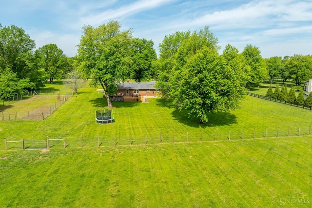 6290 Ludlum Rd, Salem Twp, OH 45152 - view of yard featuring a view of rural / pastoral area and a wooden deck