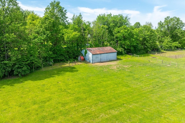 6290 Ludlum Rd, Salem Twp, OH 45152 - view of yard featuring an outbuilding