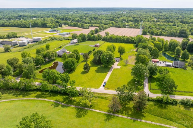 6290 Ludlum Rd, Salem Twp, OH 45152 - aerial view of a heavily wooded area
