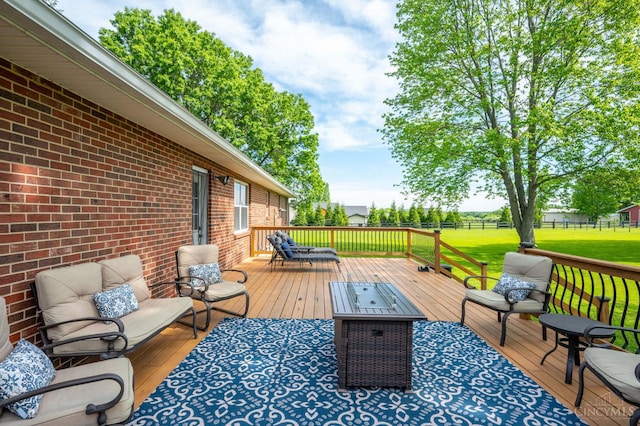 6290 Ludlum Rd, Salem Twp, OH 45152 - wooden terrace with outdoor lounge area