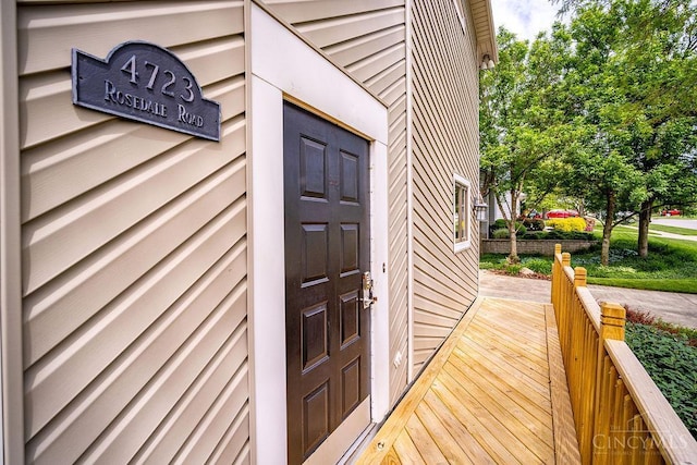 4723 Rosedale Rd, Middletown, OH 45042 - view of doorway to property