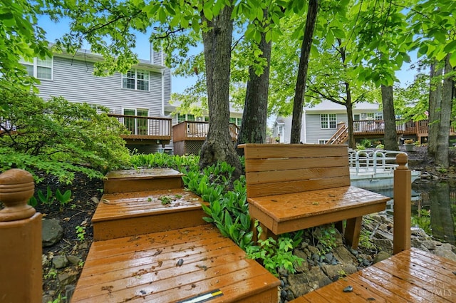 6872 Sandharbor Ct, Hamilton Twp, OH 45039 - view of wooden deck