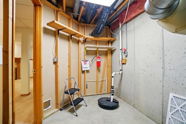 6872 Sandharbor Ct, Hamilton Twp, OH 45039 - view of unfinished below grade area