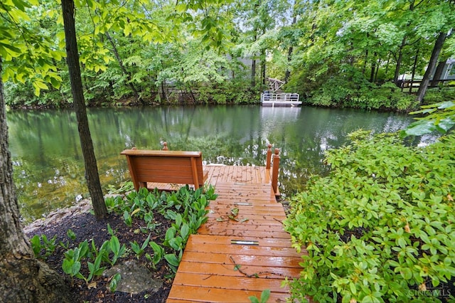 6872 Sandharbor Ct, Hamilton Twp, OH 45039 - dock area featuring a water view