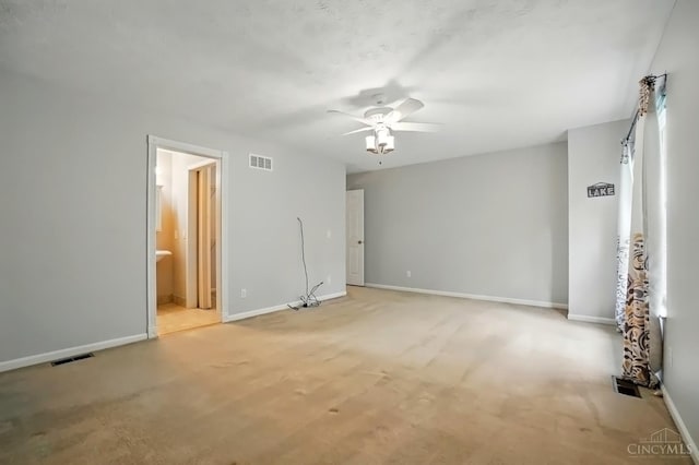 6872 Sandharbor Ct, Hamilton Twp, OH 45039 - unfurnished room featuring ceiling fan, baseboards, and carpet flooring