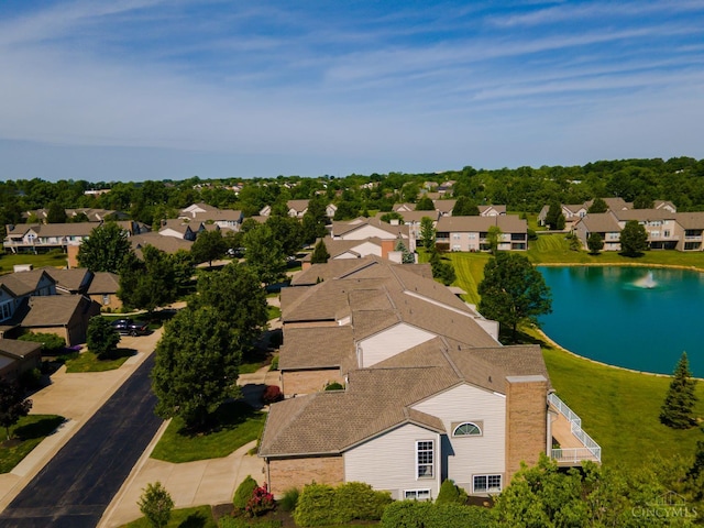6260 Lake Front, Mason, OH 45040 - aerial view of residential area with a nearby body of water