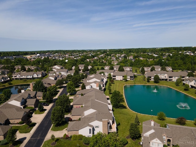 6260 Lake Front, Mason, OH 45040 - aerial perspective of suburban area featuring a large body of water