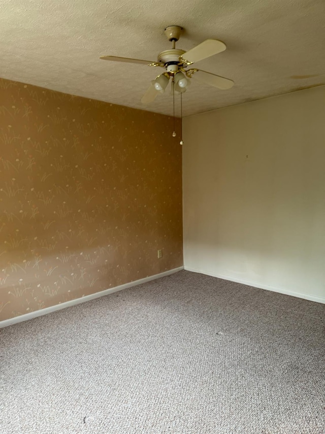 380 Walnut Ln, Mason, OH 45040 - carpeted spare room featuring ceiling fan and baseboards