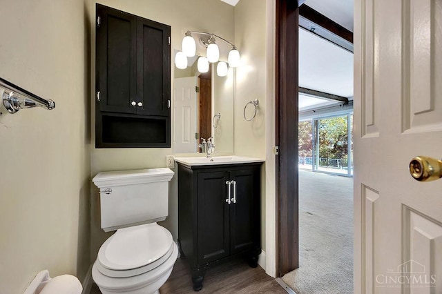8714 Wuest Rd, Colerain Twp, OH 45251 - bathroom with vanity and toilet