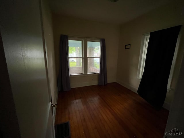 2840 Wilbraham Rd, Middletown, OH 45042 - unfurnished bedroom with hardwood / wood-style floors and baseboards
