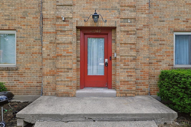3366 Wunder Ave, Cincinnati, OH 45211 - doorway to property featuring brick siding