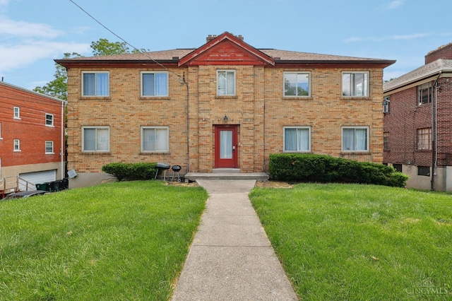 3366 Wunder Ave, Cincinnati, OH 45211 - view of front facade with a front lawn and brick siding