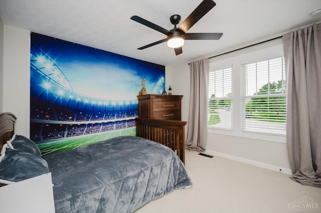 1171 Craig Ct, Hamilton Twp, OH 45039 - bedroom with carpet, baseboards, and a ceiling fan