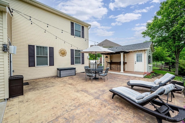 1171 Craig Ct, Hamilton Twp, OH 45039 - view of patio / terrace with outdoor dining area