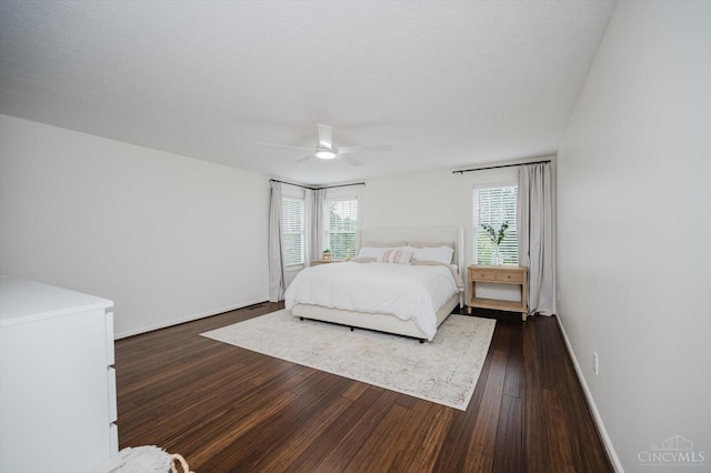 1171 Craig Ct, Hamilton Twp, OH 45039 - bedroom featuring dark wood-style floors, baseboards, and ceiling fan