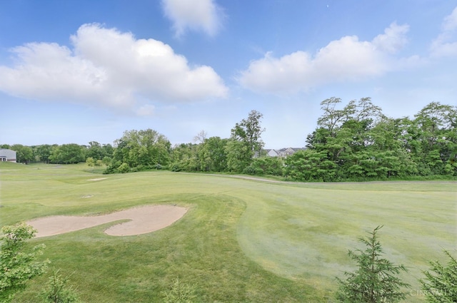 1387 Lake Run Dr, Turtle Creek Twp, OH 45036 - view of community with view of golf course, a yard, and view of scattered trees
