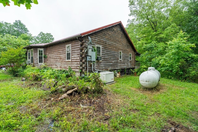 1182 Hook Morgan Rd, Concord Twp, OH 45679 - view of property exterior with log exterior