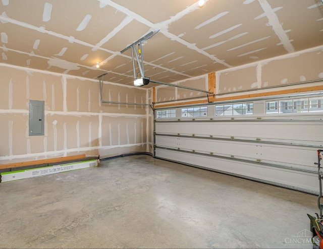 6482 Tralee Ln, Goshen Twp, OH 45122 - garage with a garage door opener and electric panel