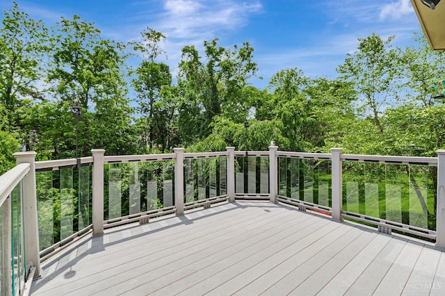 4600 Blainfield Ct, Union Twp, OH 45103 - wooden deck with view of wooded area
