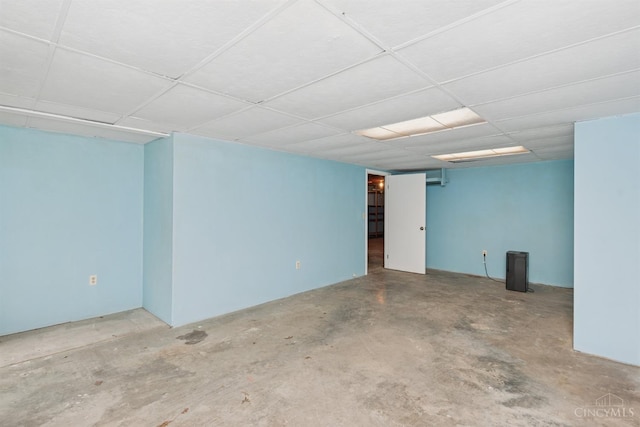 9488 Daugherty Marks Rd, Clark Twp, OH 45130 - finished basement featuring a paneled ceiling