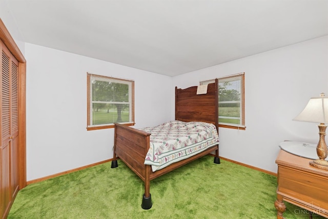 9488 Daugherty Marks Rd, Clark Twp, OH 45130 - carpeted bedroom featuring a closet and baseboards