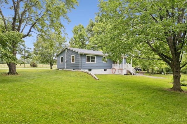 9488 Daugherty Marks Rd, Clark Twp, OH 45130 - view of front of property with a front yard