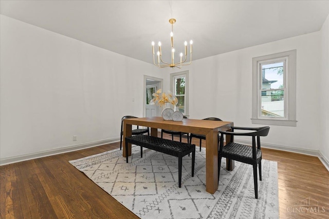 3970 Abington Ave, Cincinnati, OH 45229 - dining room with a chandelier and light wood finished floors